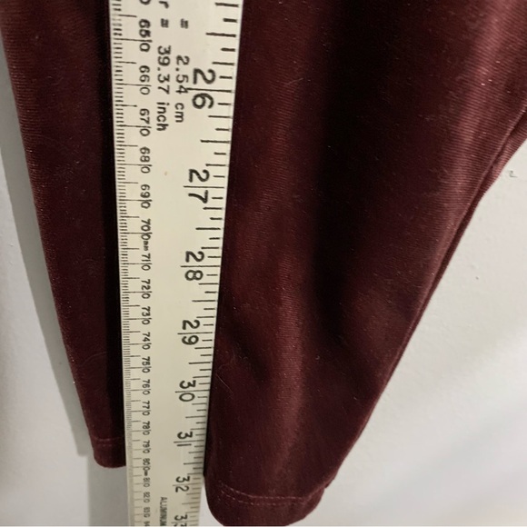 Nordstrom Fraiche by J NWT Berry velvet long sleeve vneck  jumpsuit. Size L - Picture 13 of 14